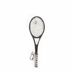Pendentif raquette de tennis diamant or blanc