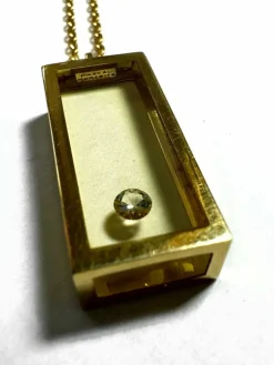 Pendentif rectangle Morabito