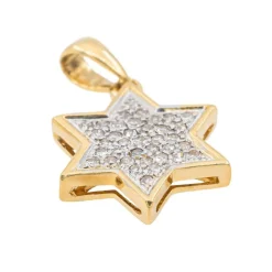 Pendentif Religieux Or jaune Diamant