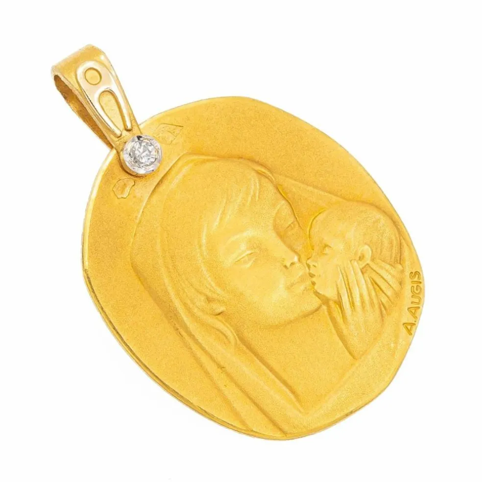 Pendentif Religieux Or jaune Diamant