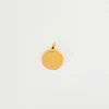 Pendentif Sainte Sylvie or jaune