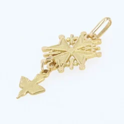 Pendentif Saint-Esprit or jaune