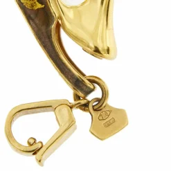 Pendentif sandale à talon Or jaune Email