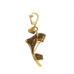 Pendentif sandale Or jaune Email