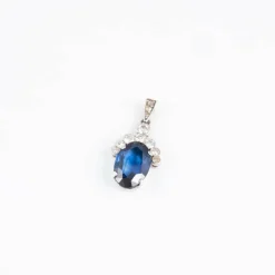 Pendentif Saphir Diamants