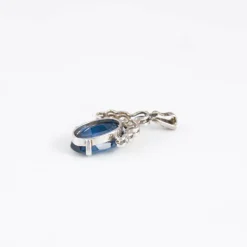 Pendentif Saphir Diamants