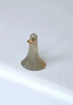 Pendentif sceau or jaune et calcédoine