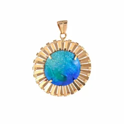 Pendentif Soleil Bleu