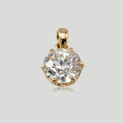 Pendentif solitaire diamant