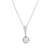 PENDENTIF SUR CHAINE DIAMANT TAILLE MODERNE