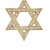 Pendentif étoile de David en or 18 carats et diamants