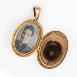 Pendentif étoile du Nord victorien antique en émail bleu et diamant en or rose 14 carats