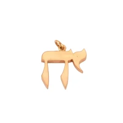 Pendentif Tu as une rose en or