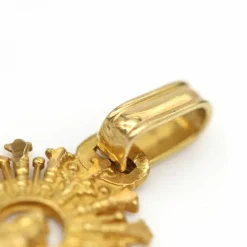 Pendentif Vierge du Pilier en or jaune 18 carats