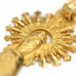 Pendentif Vierge du Pilier en or jaune 18 carats
