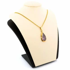 Pendentif vintage améthyste 14 carats