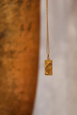 Pendentif vintage en or jaune
