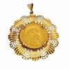 Pendentif vintage or 18 carats et pièce de 20 Francs Napoléon