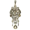 Pendentif/broche, diamant,émail