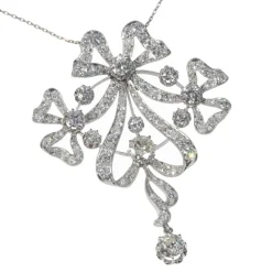 Pendentif/broche en diamant