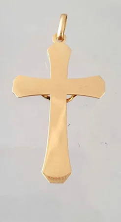 PETITE CROIX OR JAUNE AVEC CHRIST