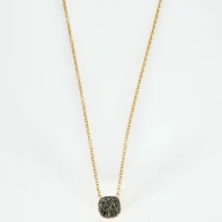 POMELLATO - Nudo - Pendentif petit modèle en Or rose et Diamants noirs