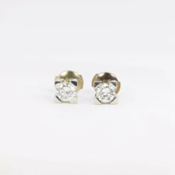 Puces d’oreilles diamants