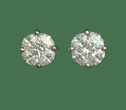 PUCES D’OREILLES DIAMANTS