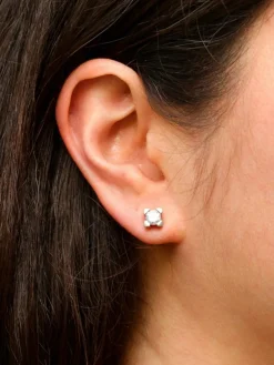 Puces d’oreilles diamants