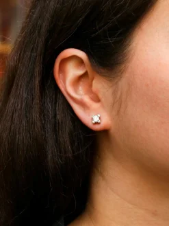 Puces d’oreilles diamants