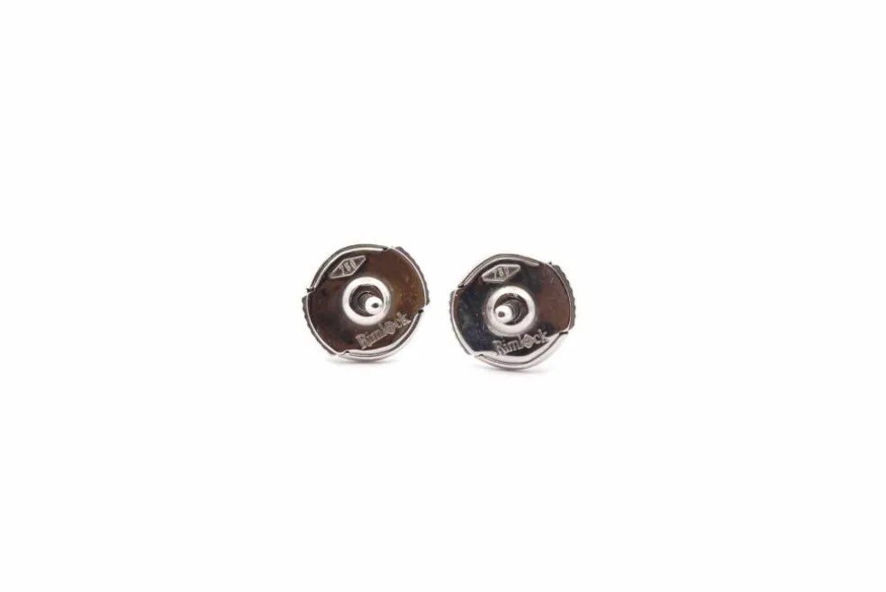 Puces d’oreilles diamants en or blanc
