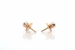 Puces d’oreilles en or et diamants