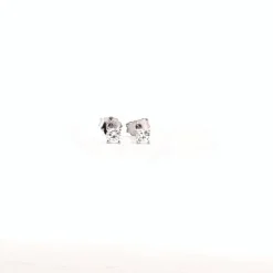 Puces d'oreilles Or Blanc Diamants