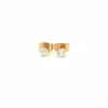 Puces D'oreilles Or Jaune & Diamants