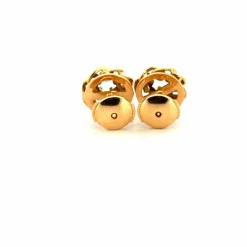 Puces D'oreilles Or Jaune 18 carats & Topaz