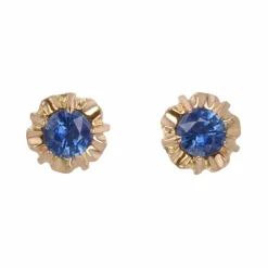 Puces d'oreilles saphirs vintage