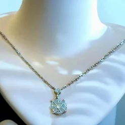 Ras de cou or blanc diamants