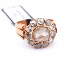 ÈRE VICTORIENNE - BAGUE EN OR ROSE 18 KT