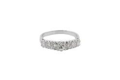 Rivière en or blanc avec diamants
