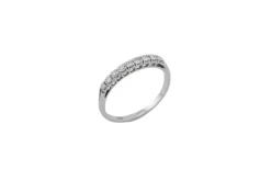 Rivière en or blanc avec diamants