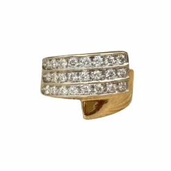 Rochas Paris - Bague or jaune diamants