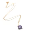 SALVINI - collier avec améthyste et or bicolore