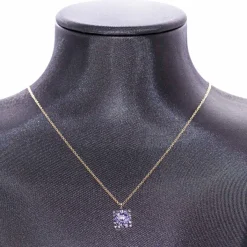 SALVINI - collier avec améthyste et or bicolore