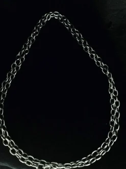 Sautoir à mailles forçat, Argent