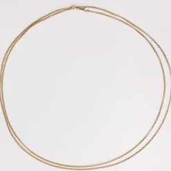 Sautoir ancien maille jaseron