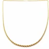 Sautoir ancien maille torsadée or jaune 18 carats