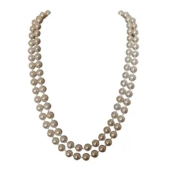 Sautoir de perles de culture, fermoir en or
