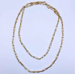 Sautoir en or 750 maille ancienne