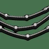 Sautoir en or gris 18K – 80 cm – 2,50 ct de diamants brillants G-VS