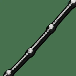 Sautoir en or gris 18K – 80 cm – 2,50 ct de diamants brillants G-VS